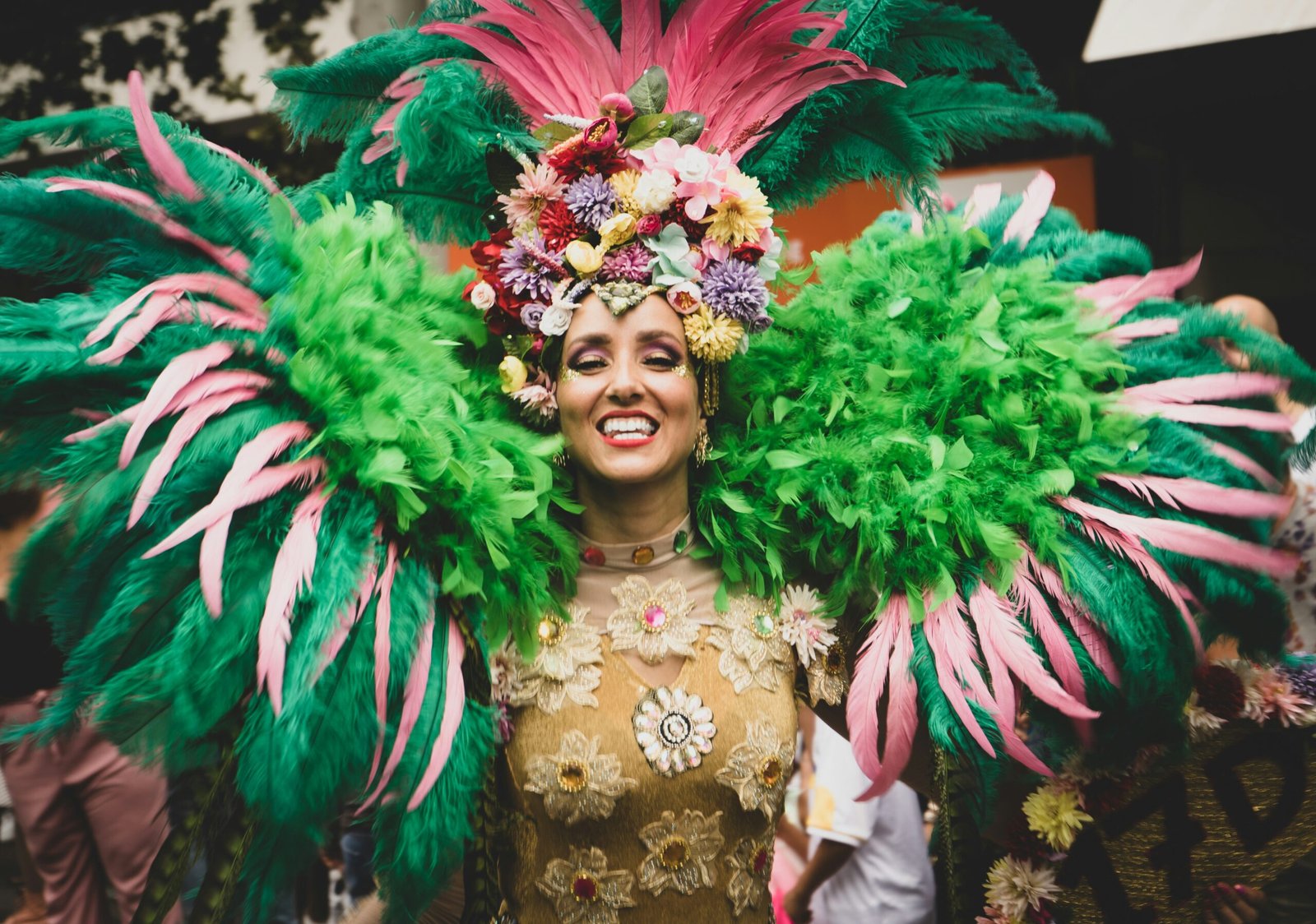 As Melhores Festas de Rua no Carnaval do Brasil 1 a woman in a green and pink costume