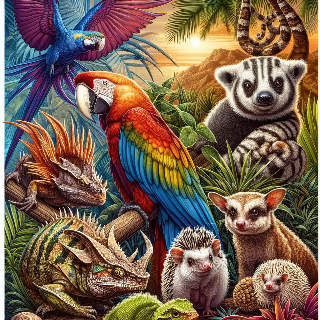 Pets exóticos: Informações sobre cuidados com aves, répteis, coelhos e outros animais não convencionais 1