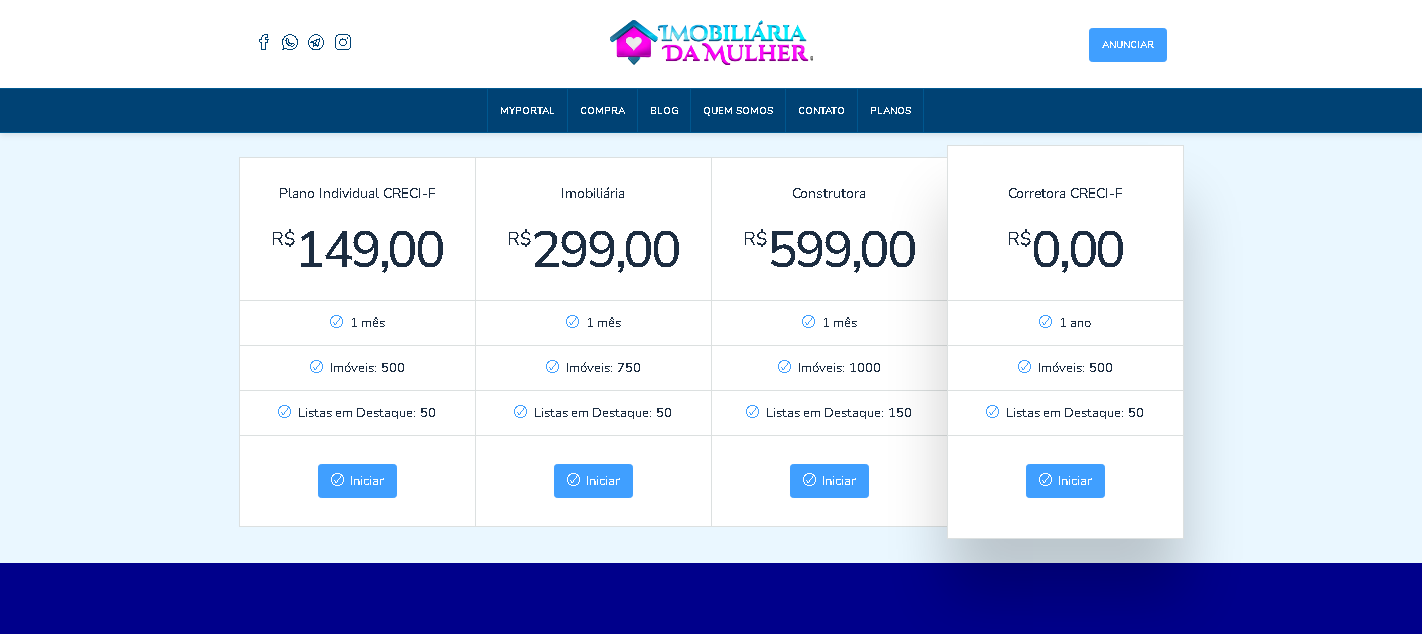 Planos Especiais para Corretoras de Imóveis, Imobiliárias, Construtoras e Indivíduos 1
