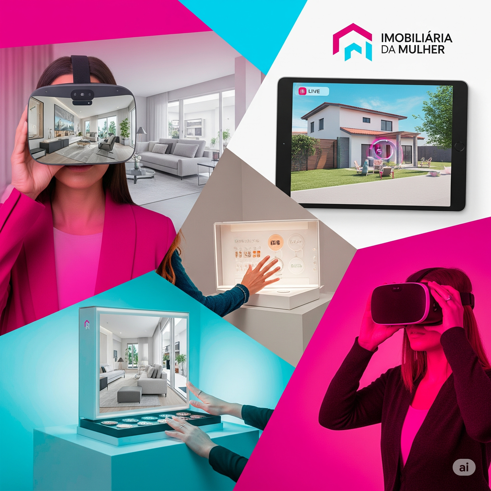 Desvende Seu Futuro Lar: As Experiências Imersivas Híbridas da Imobiliária da Mulher® 1