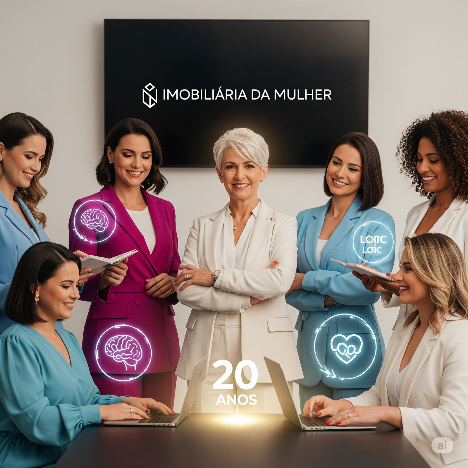 20 Anos de Sucesso e Aprendizado: O Que a IMOBILIÁRIA DA MULHER Construiu para Você 1