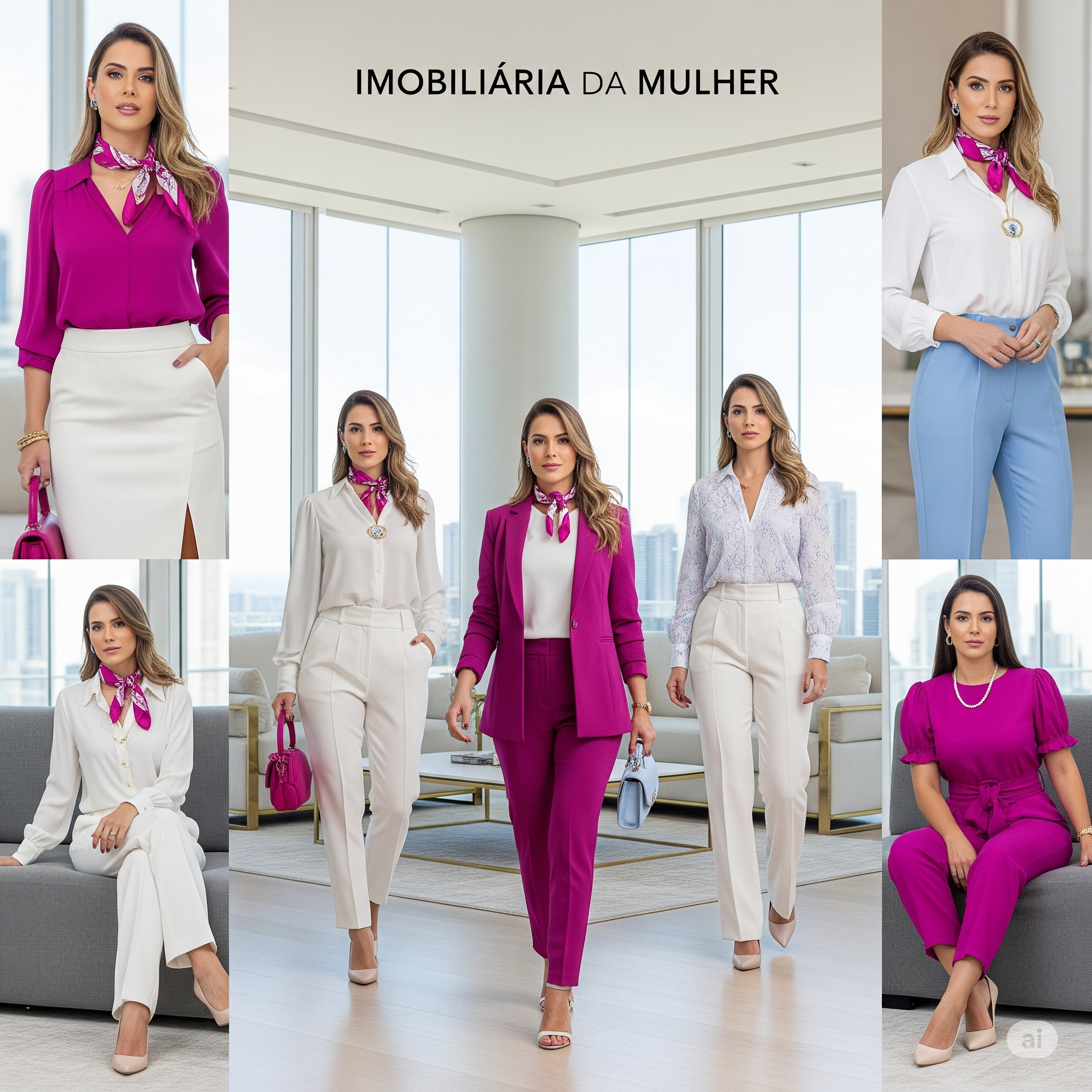 Moda Imobiliária da Mulher: Elegância e Profissionalismo para Funcionárias e Microfranqueadas 2