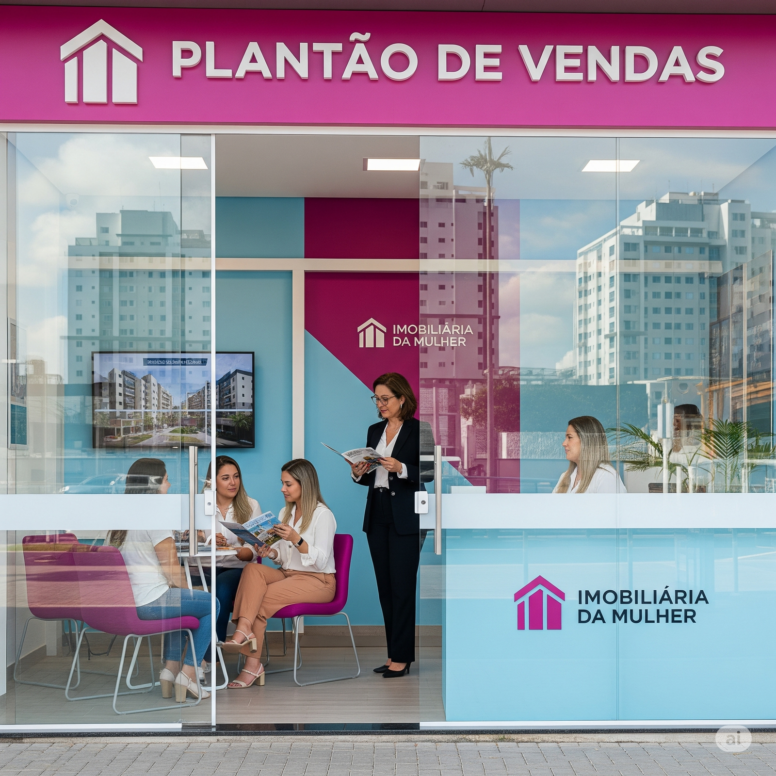 O MELHOR HOUSE/PLANTÃO É A IMOBILIÁRIA DA MULHER 1