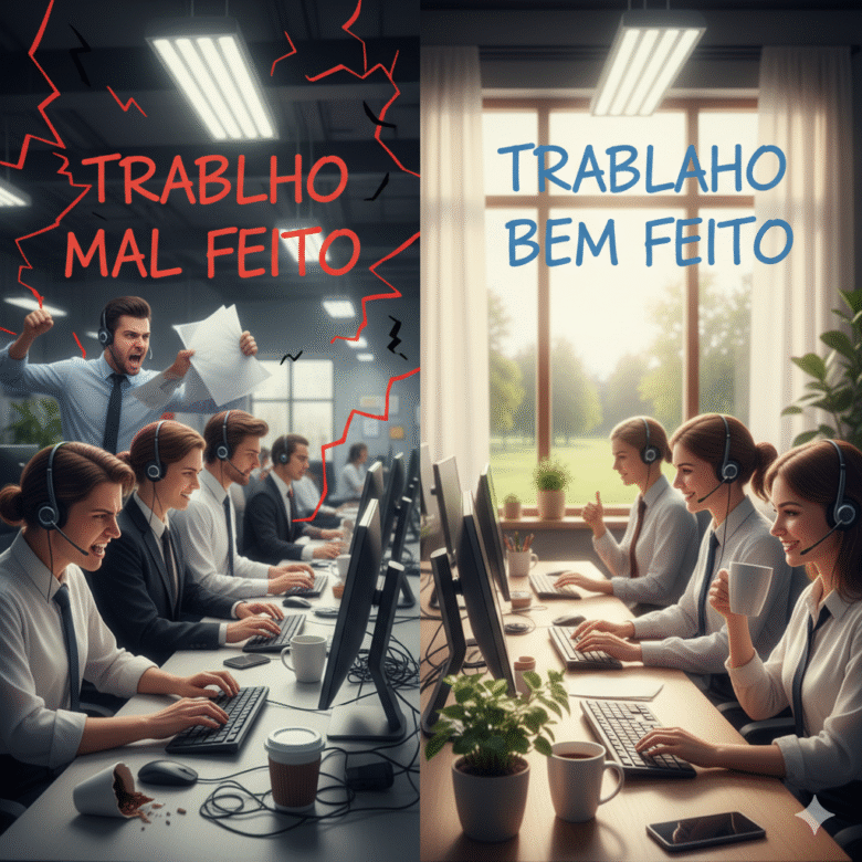 Escolha ou o Bem ou o Mal no trabalho
