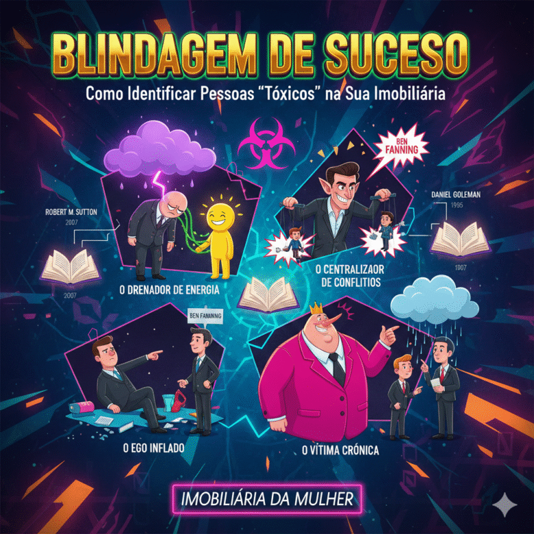 ⚠️ Blindagem de Sucesso: Como Identificar Pessoas “Tóxicas” na Sua Imobiliária e Proteger Seu Time!